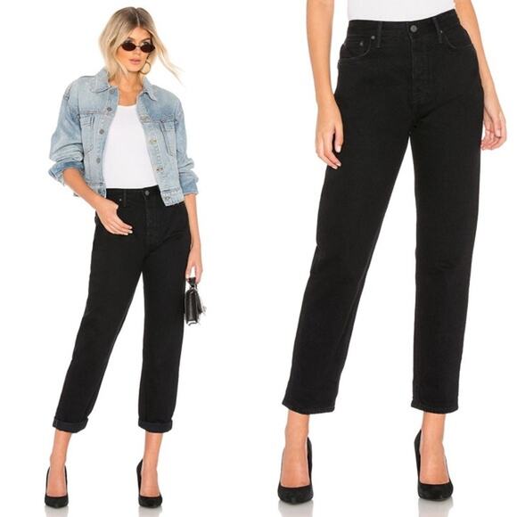 GRLFRND Button Fly Skinny Leg Devon Boyfriend Jean in Late Night Recall Size 26 - Picture 9 of 9